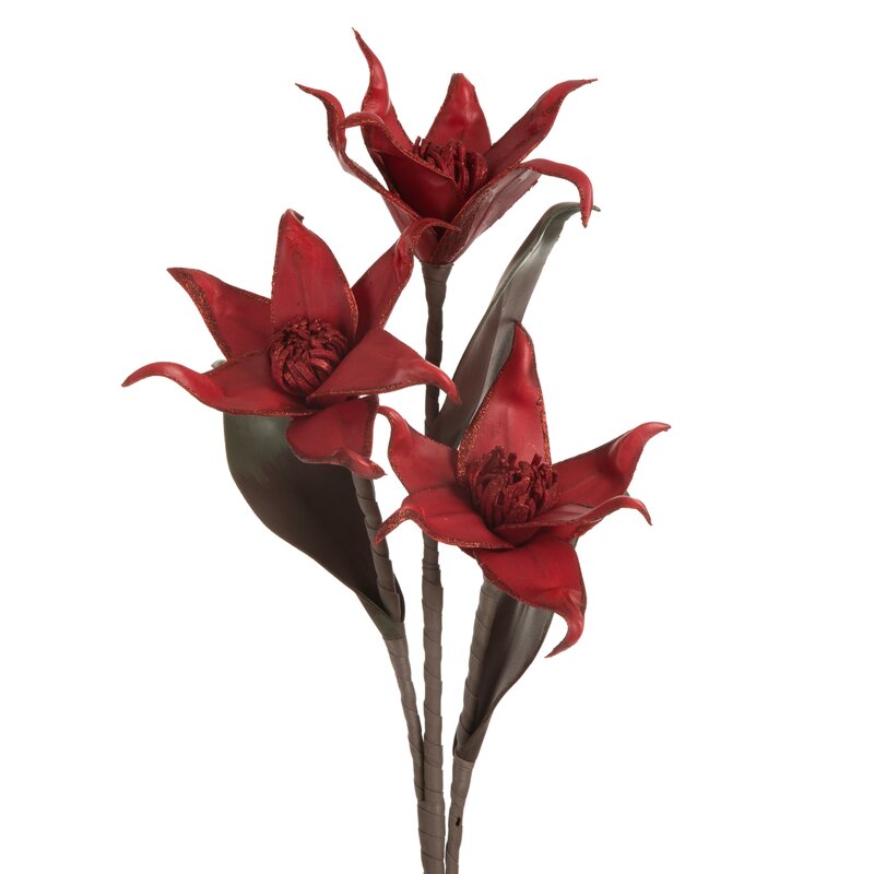 KWIAT FLORE 814 71 CM CZERWONY