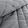Narzuta velvet stalowa 200 x 220 cm – dodaje przytulności
