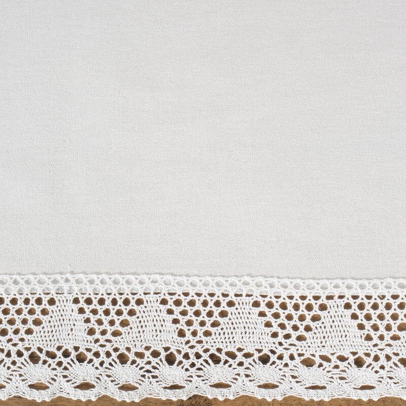 Obrus Nataly biały 30 X 40 CM – z elegancką koronką