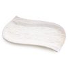 Patera ceramiczna Nina perłowa 31 x 21 x 2 cm – podkreśli aranżację