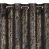 Zasłona gotowa welwetowa czarna 140 x 250 cm – zaciemnienie sypialni