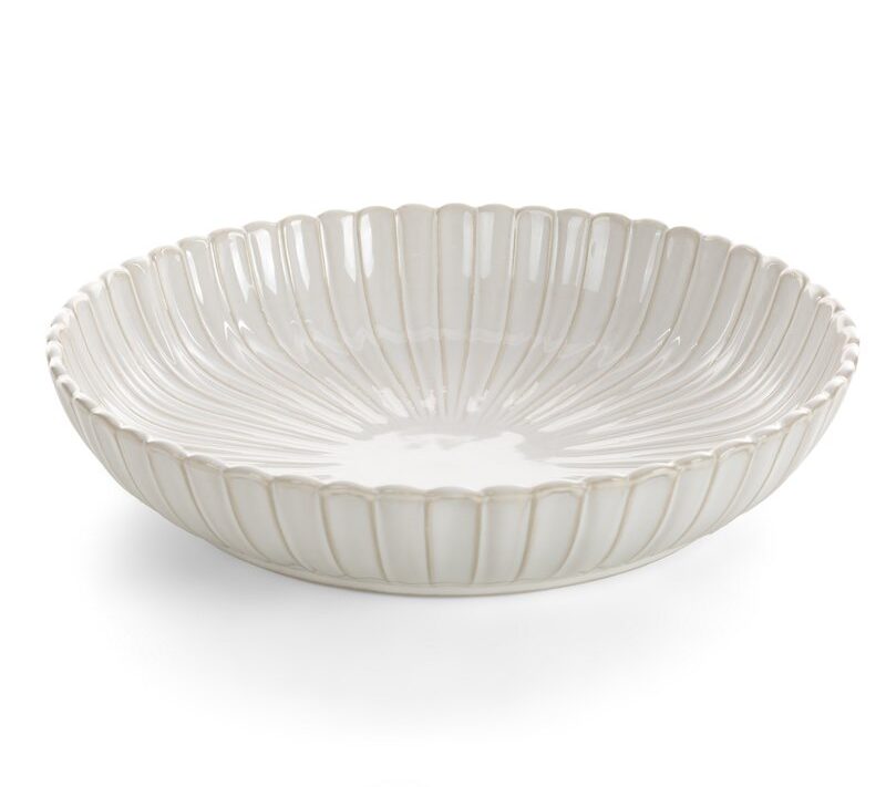 Misa ceramiczna Avril kremowa o 28 x 6 cm – idealna na owoce