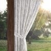 Zasłona gotowa Garden kremowa 155 x 200 cm – ochrona przed wiatrem