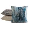 Poszewka dekoracyjna Malia niebieska 45 X 45 CM – stylowy akcent