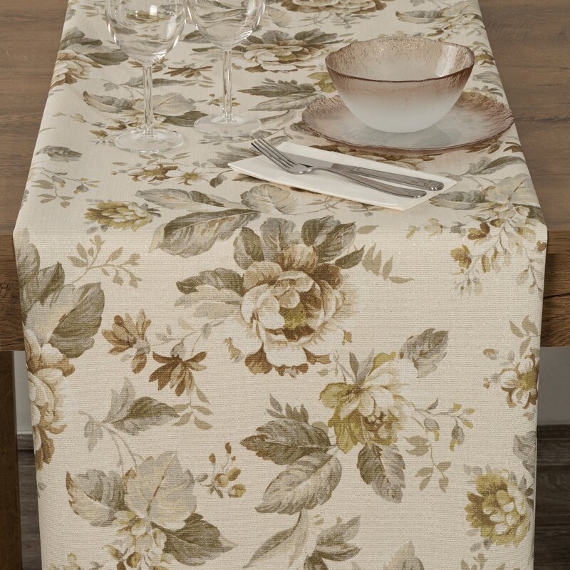 Obrus gobelinowy kwiatowy 40 x 180 cm – doda elegancji