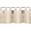 Firana gotowa Maddeline jasnobeżowa 150 x 35 cm – rozświetla wnętrze