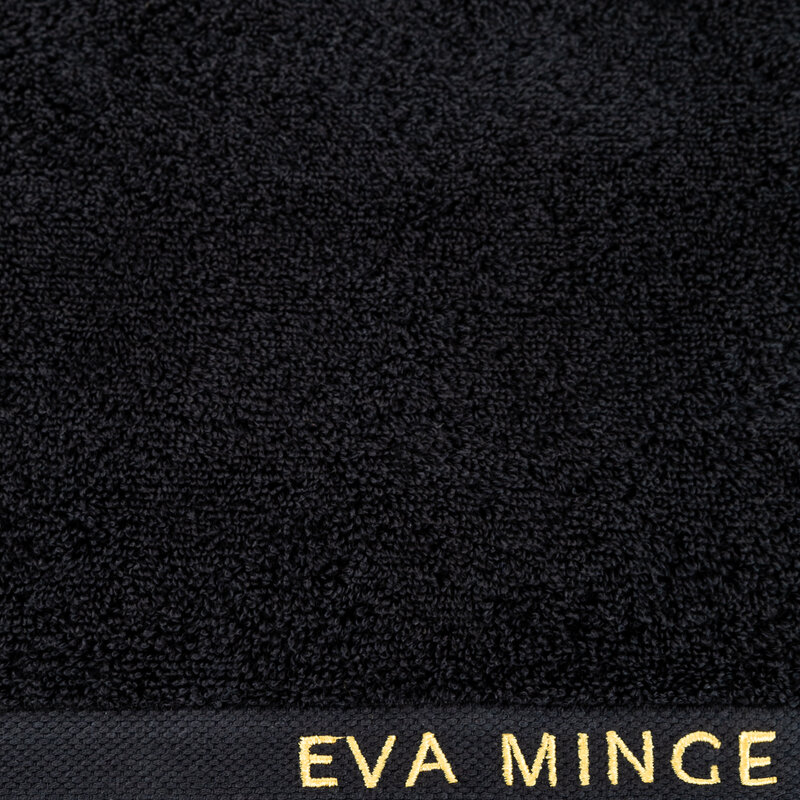 Ręcznik Eva Minge Venus czarny 70 X 140 cm – miękki i chłonny