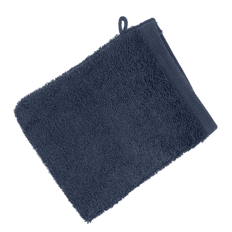 Ręcznik gładki granatowy 16 x 21 cm – miękki i chłonny