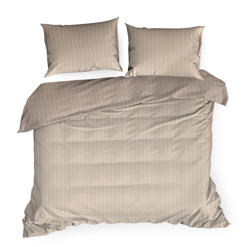 KOMPLET POŚCIELI ESPRIT 07 160 X 200 CM BEŻOWY
