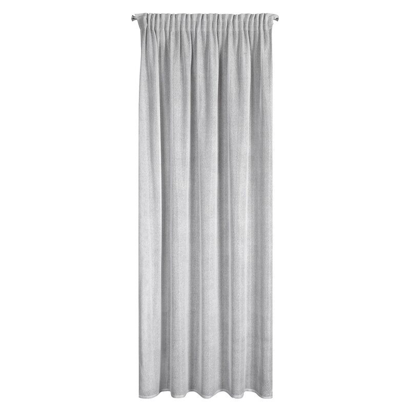 Zasłona gotowa Aleksa srebrna 140 x 270 cm – rozświetla wnętrze