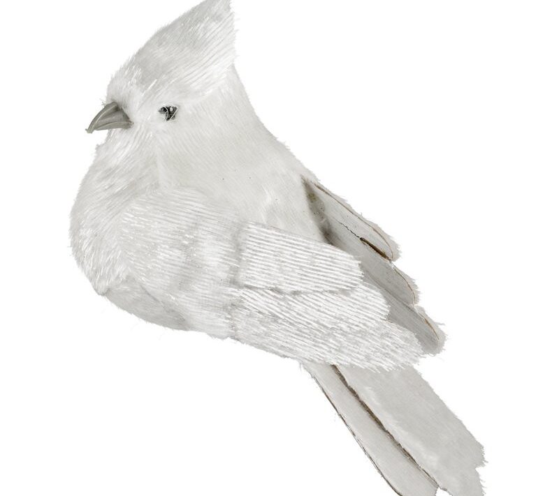 Ozdoba świąteczna biała 6 x 13 cm – idealna dekoracja