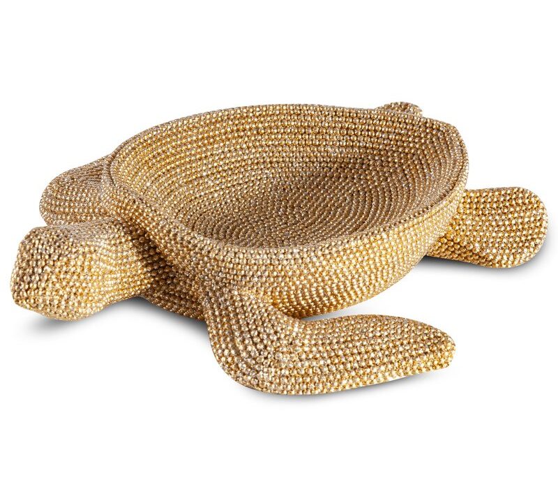 Figurka ceramiczna Eldo złota 20 x 17 x 4 cm – idealna na biżuterię