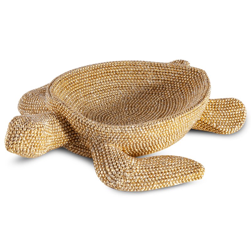 Figurka ceramiczna Eldo złota 20 x 17 x 4 cm – idealna na biżuterię
