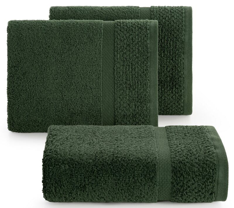 Ręcznik Vilia ciemnozielony 70 x 140 cm – miękki i chłonny