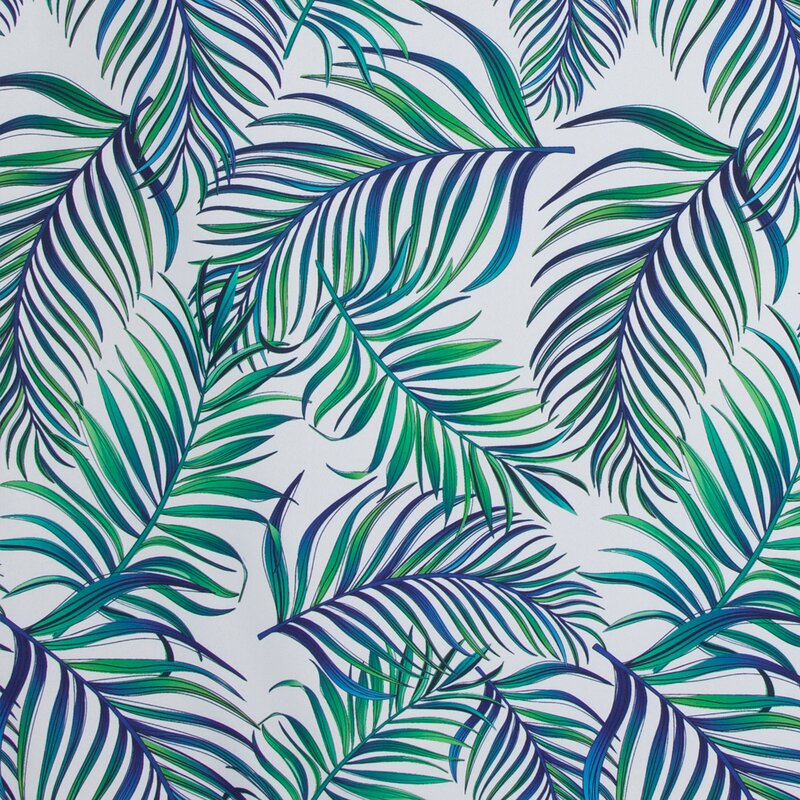 Zasłona gotowa Palms biała 140 x 250 cm – wprowadza świeżość