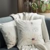 Poszewka velvet kremowa 45 x 45 cm – dodatek do salonu