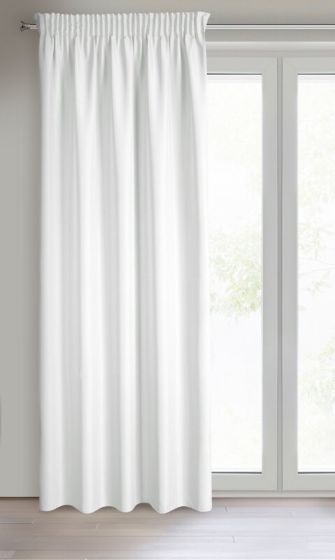 Zasłona gotowa Rita biała 140 X 270 CM – rozjaśnia wnętrze