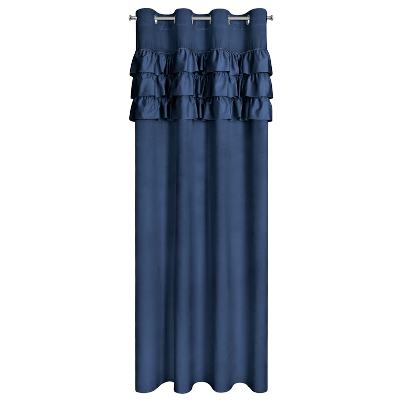 Zasłona gotowa Sami granatowa 140 x 250 cm – zaciemnia pomieszczenie