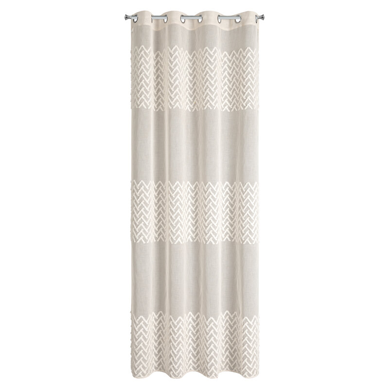 Zasłona gotowa Esteri beżowa 140 x 250 cm – rozprasza światło