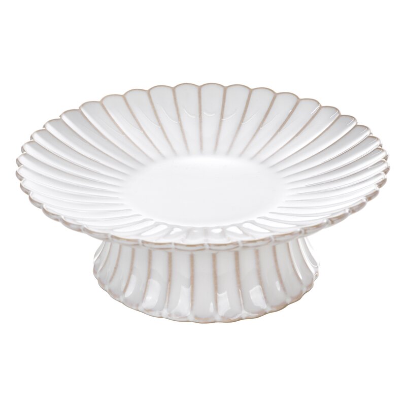 Patera ceramiczna Avril kremowa fi 23 X 8 cm – na owoce i ozdoby