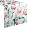 Obrus tarasowy Garden biały 40 x 180 cm – idealny na taras