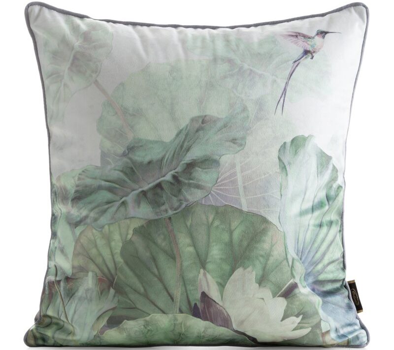 Poszewka velvet zielona 45 x 45 cm – ożywi wnętrze