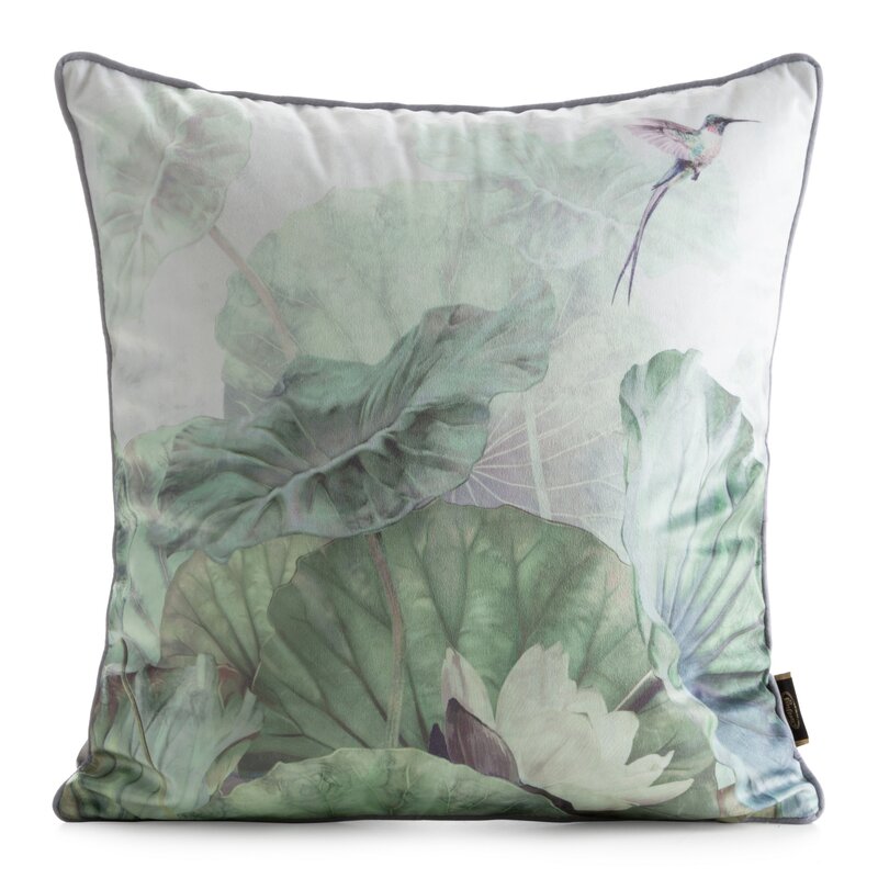 Poszewka velvet zielona 45 x 45 cm – ożywi wnętrze