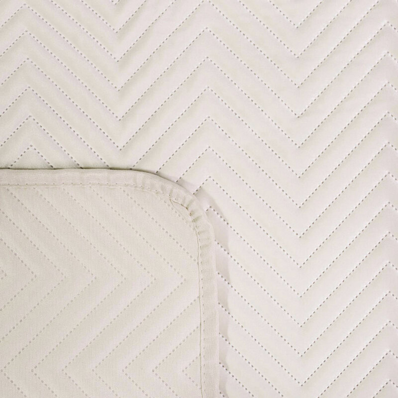 Narzuta Velvet Sofia kremowa 170 x 210 cm – dodaje miękkości