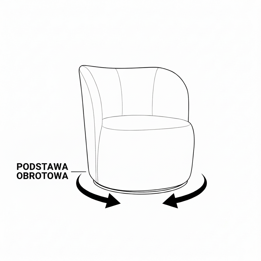 Fotel wypoczynkowy Carvin – wygodny i stylowy