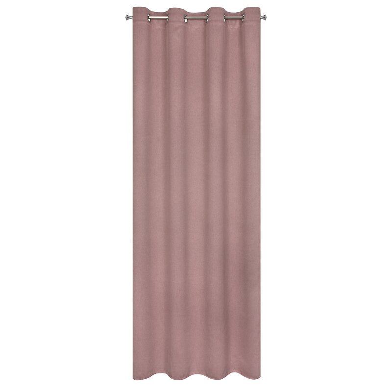 Zasłona gotowa Amaro pudrowy róż 140 X 250 CM – zaciemniająca do sypialni