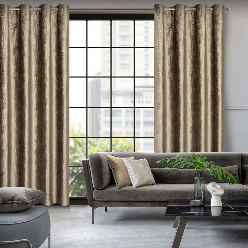 Zasłona gotowa Marsala brązowa 140 x 250 cm – zaciemnia pomieszczenie