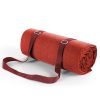 Koc piknikowy SI/HARMONY bordowy 130x150 cm – idealny na piknik