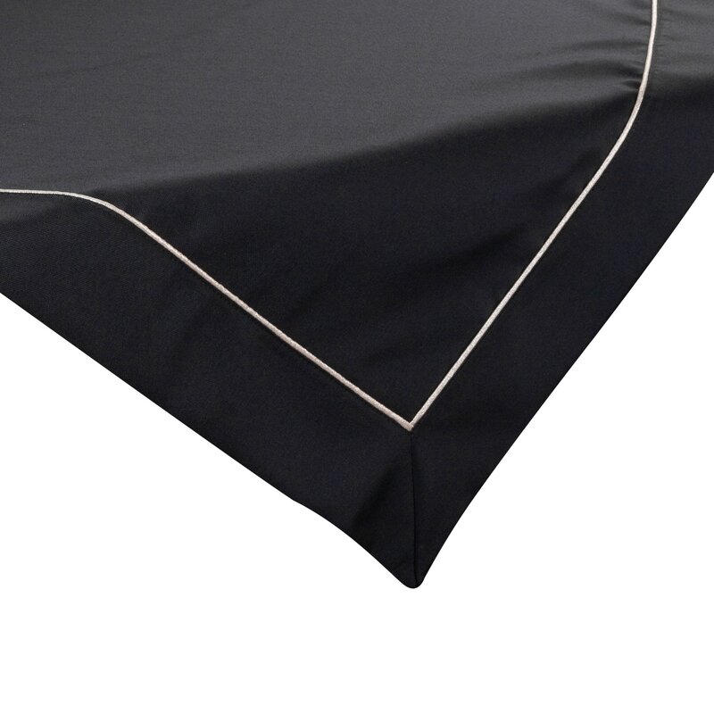 Obrus Madele czarny 85 X 85 cm – odmienia wnętrze