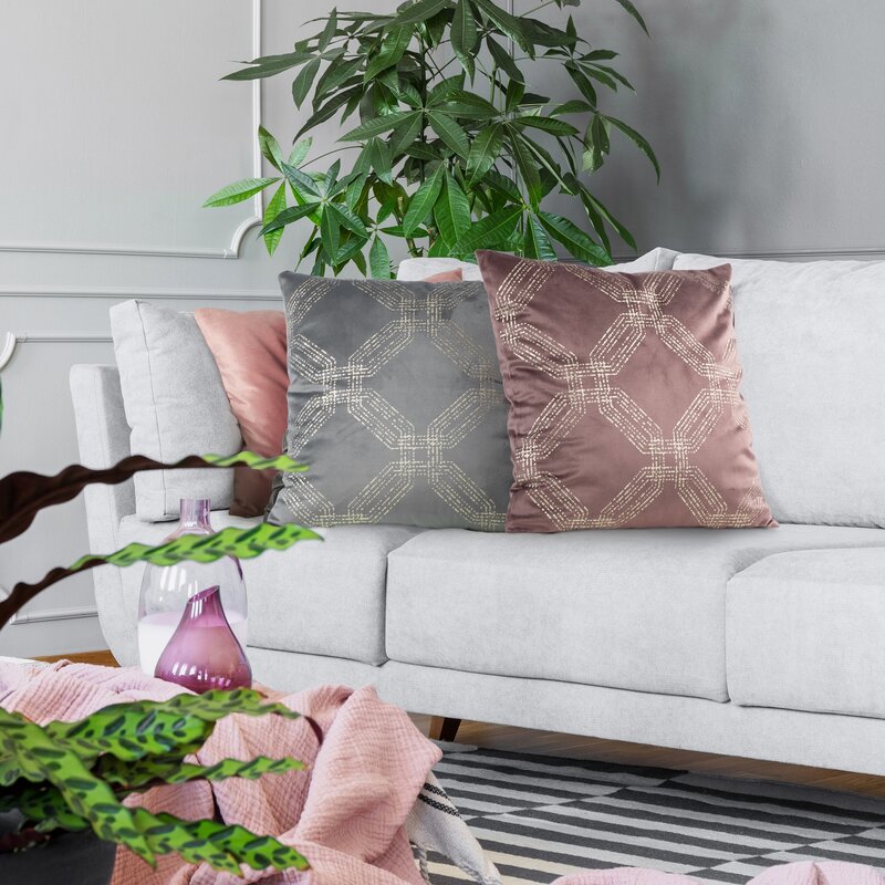 Poszewka Blink 30 granatowa 45 x 45 cm – doda elegancji