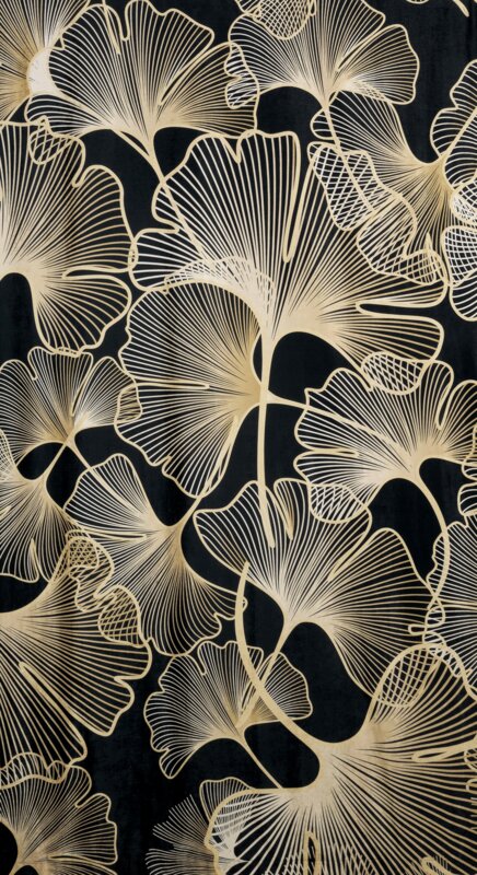 ZASŁONA GOTOWA VENUS 140 X 250 CM CZARNY