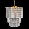 Lampa wisząca Dalia złota fi 42 x 50 cm – luksusowy blask