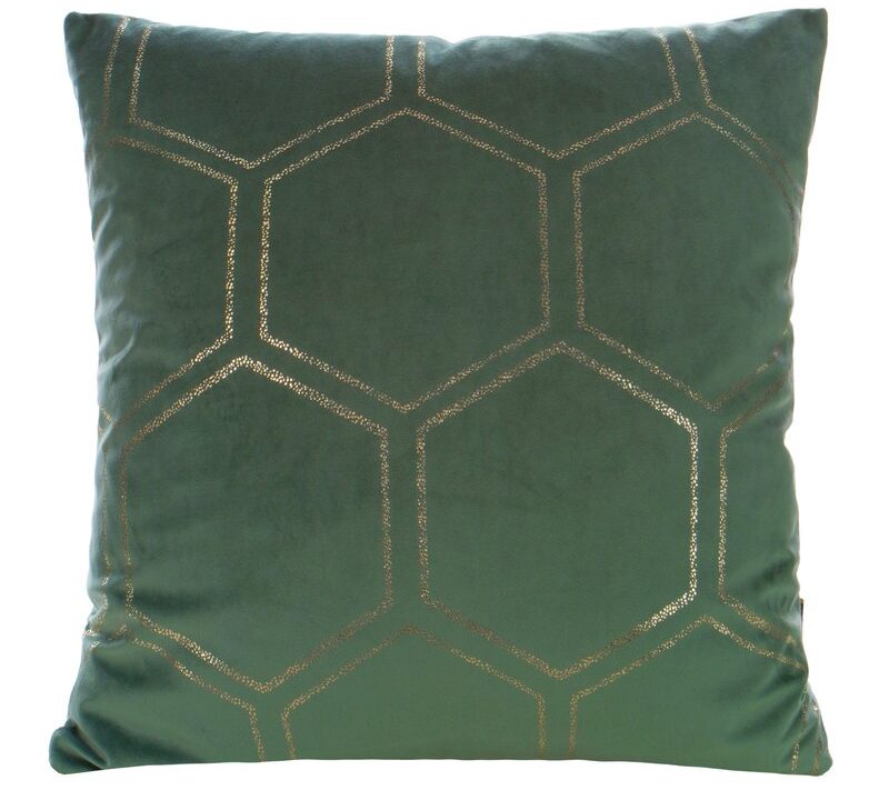 Poszewka Blink ciemnozielona 45 x 45 cm – dodaje wnętrzu charakteru