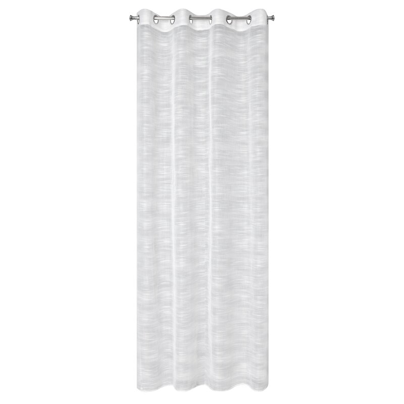 Firana gotowa Astera biała 140 x 250 cm – subtelnie rozświetla