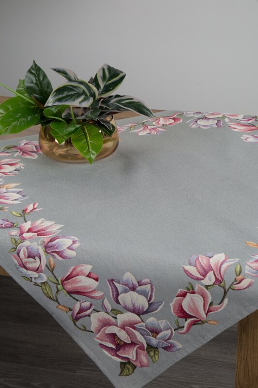 Obrus Gobelin POP 1214 popielaty 100x100 – doda świeżości