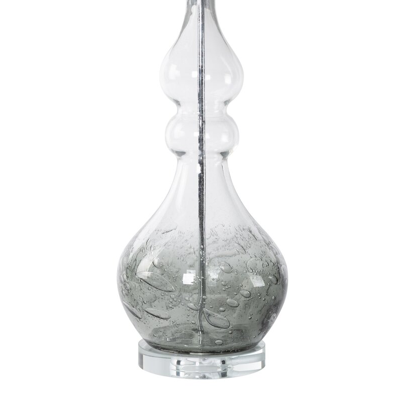 Lampa stołowa TIANA stalowa O 32 x 76 cm – subtelny blask w domu