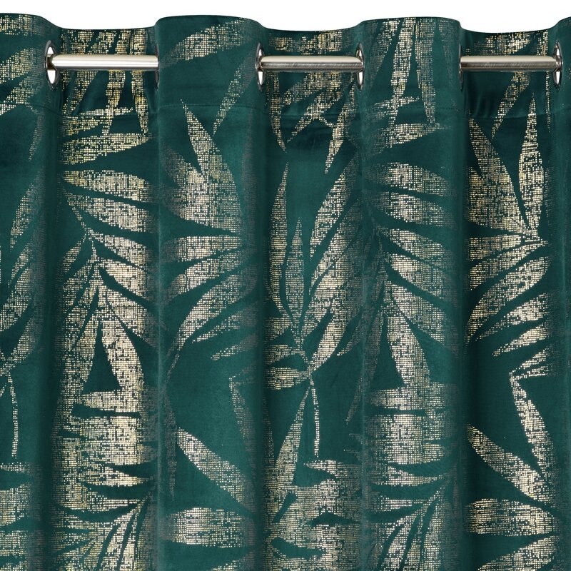 ZASŁONA GOTOWA ELENA 140 X 250 CM TURKUSOWY