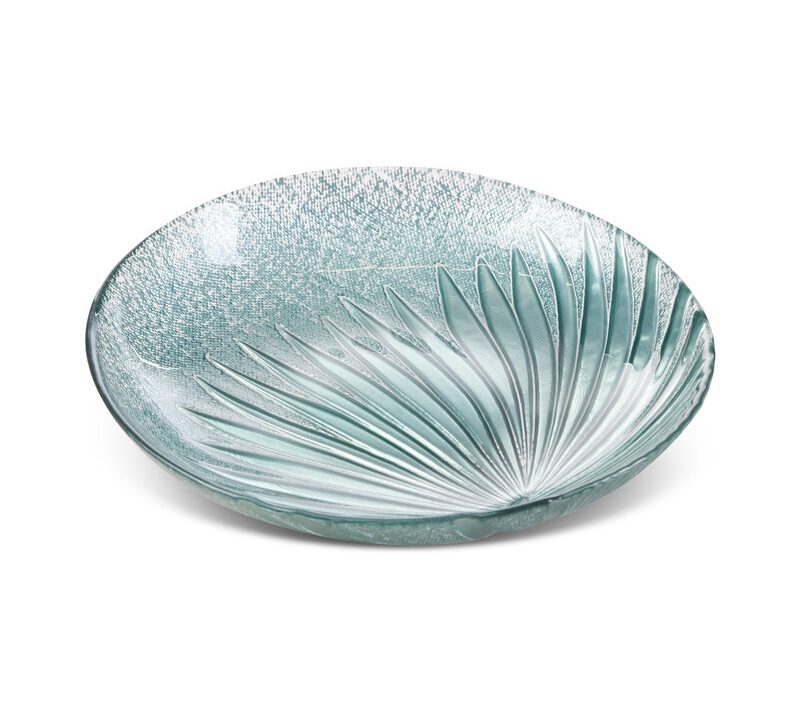 Patera szklana Bena miętowa fi 23 x 4 cm – doda wnętrzu lekkości