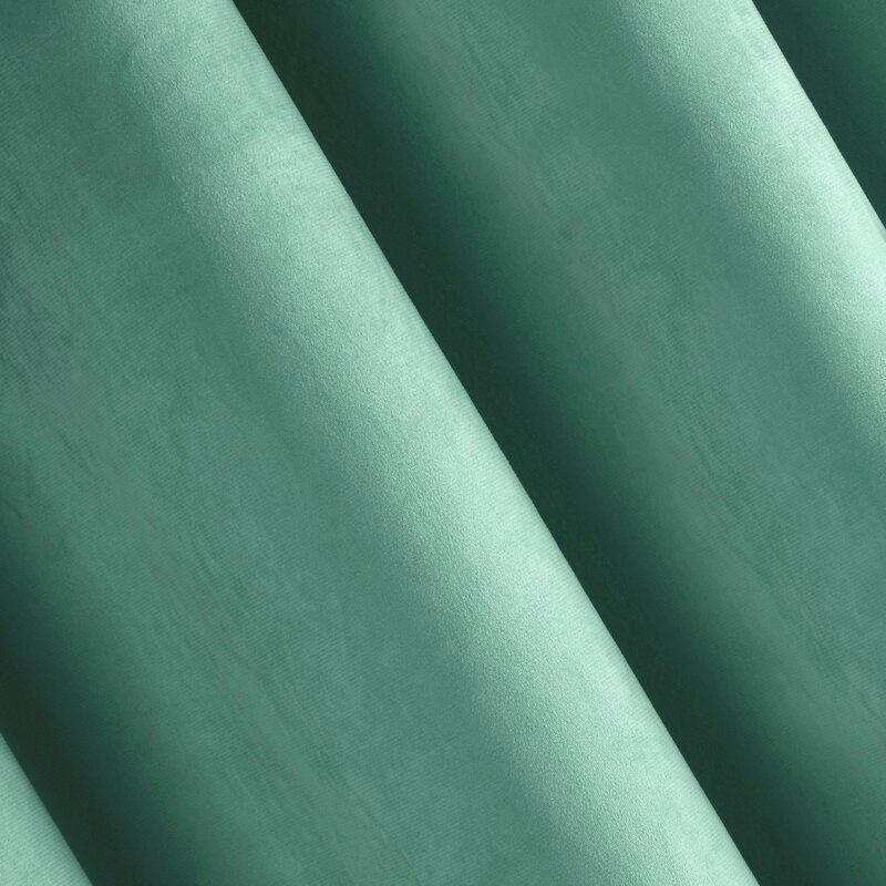 Zasłona gotowa Pierre morska 140 x 250 cm – zaciemniająca sypialnię