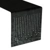 OBRUS ROYAL 3 35 X 180 CM CZARNY