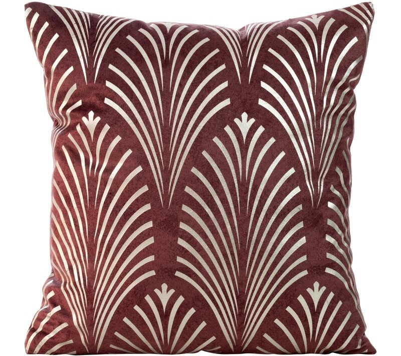 Poszewka Blink 27 bordowa 45 x 45 cm – doda szyku wnętrzu