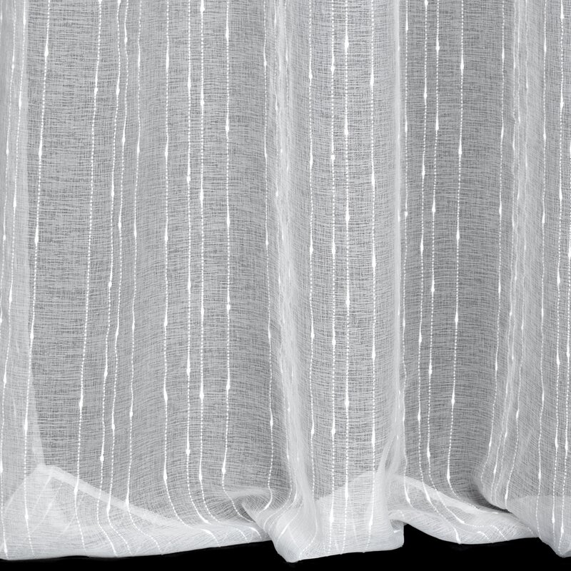 Firana gotowa Becky biała 140 X 250 CM – rozświetla wnętrze