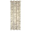 Zasłona gotowa welwetowa kremowa 140 x 250 cm – zaciemnia pomieszczenie