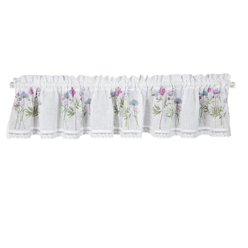 FIRANA GOTOWA LAURA 150 X 30 CM BIAŁY