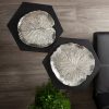 Patera dekoracyjna Kalina srebrna 27 x 2 cm – stylowa podstawa na biżuterię