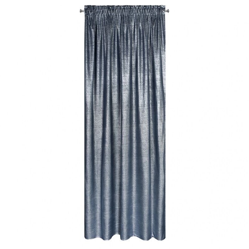 Zasłona gotowa AMBI granatowa 140 X 270 CM – do salonu i sypialni
